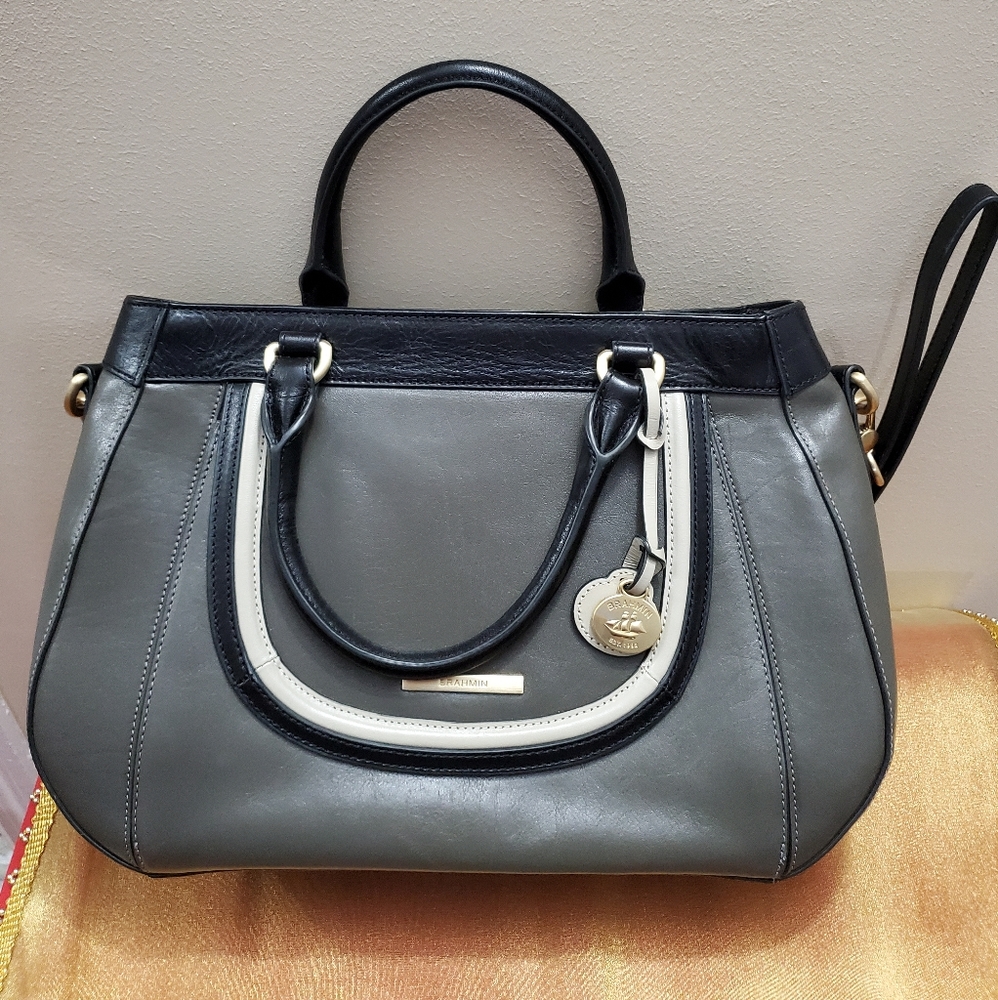 Raelynn Black Topsail -Brahmin Purse